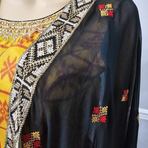 Rust Orange anarkali Suit For Women 2 PC set ethnic Indian wear anarkali suit - Picture 9 of 10